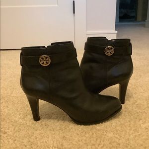 Tory Burch Bristol bootie Leather ankle black heel boots